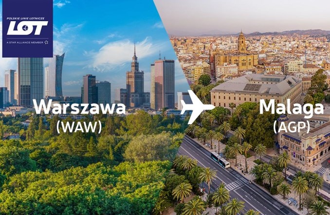 PLL LOT uruchomią rejsy do Malagi. Czwarta trasa do Hiszpanii