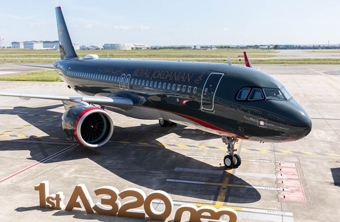 Royal Jordanian oficjalnie odebrały pierwszego A320neo