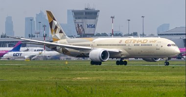 Linie Etihad zainaugurowały loty do Warszawy