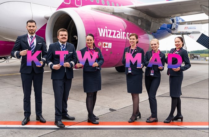 Wizz Air uruchomił loty z Katowic do Madrytu