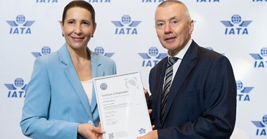 Polskie Linie Lotnicze LOT z certyfikatem IATA IEnvA