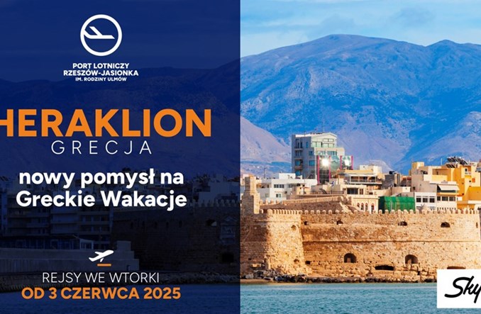 SkyUp Airlines połączą Rzeszów z greckim Heraklionem