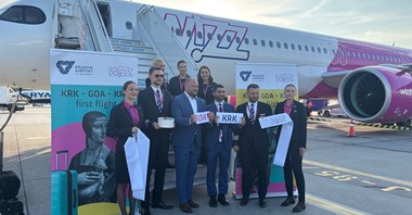 Wizz Air zainaugurował nowe połączenie z Krakowa do Genui