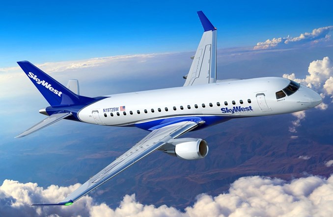 SkyWest zamówiły kolejnych 60 embraerów E175