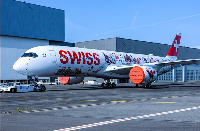 SWISS: Odbiór A350 w październiku, debiut dalekodystansowy w styczniu 2026 r.