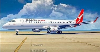 QantasLink wybrały embraery E190 do odnowienia floty