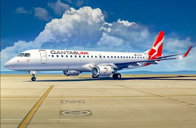 QantasLink wybrały embraery E190 do odnowienia floty