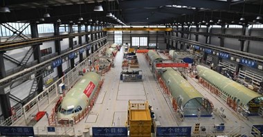 Chiński AVIC rozpoczyna wyposażanie kadłubów airbusów A321
