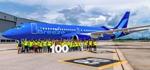 Airbus dostarczył 100. samolot z rodziny A220 z fabryki w Mobile