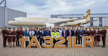 Etihad odebrał pierwszego airbusa A321LR