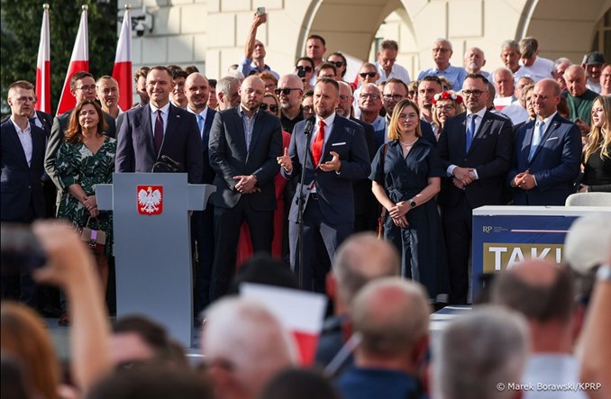 Nawrocki w Kaliszu: “Nasze marzenia i sny zamknięte są w CPK”