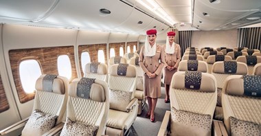 Emirates: Klasa ekonomiczna premium w kolejnych czterech miastach
