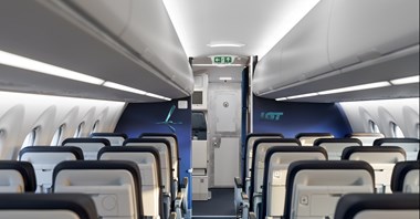 PLL LOT: Tak będą wyglądały wnętrza airbusów A220 (zdjęcia)