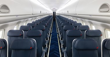 Air France: Odświeżona kabina w embraerach E190 (zdjęcia)