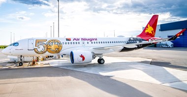 Air Niugini pokazały pierwszego A220 w specjalnych barwach (zdjęcia)