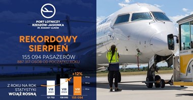 Rzeszów: Dwucyfrowy wzrost i rekordowy sierpień