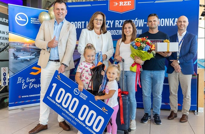 Rzeszów: Milionowy pasażer szybciej niż kiedykolwiek wcześniej