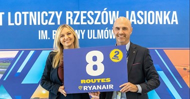 Rzeszów: Zimą osiem tras Ryanaira, w tym szkocka nowość