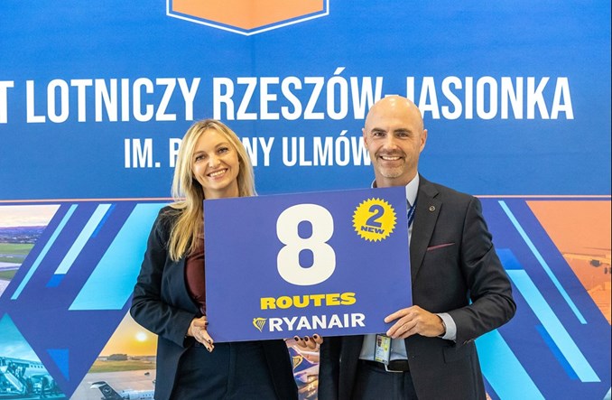 Rzeszów: Zimą osiem tras Ryanaira, w tym szkocka nowość