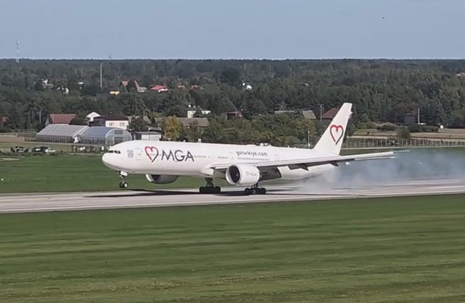 Lotnisko Radom obsłużyło B777-300ER