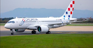 Rosną przewozy, rośnie strata. Trudne półrocze Croatia Airlines