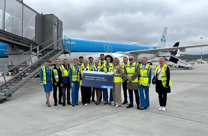 KLM Cityhopper wykonał lot pokazowy z Amsterdamu do Krakowa