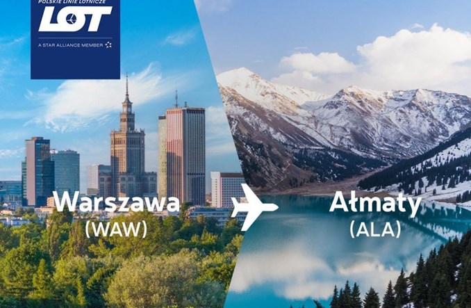 Druga trasa PLL LOT do Kazachstanu! Ałmaty od maja! 
