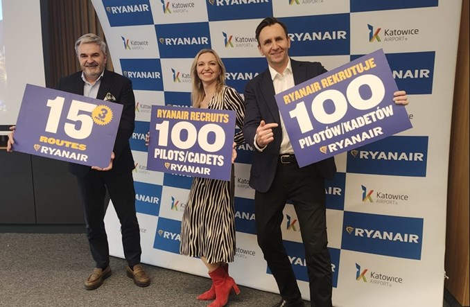Ryanair ogłosił zimowy rozkład lotów dla Katowic. Trzy nowe trasy