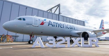 Pierwszy A321XLR American Airlines w końcu poleciał do USA