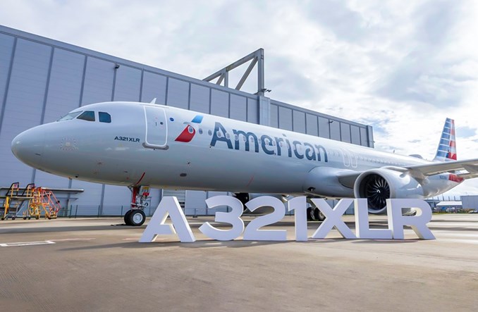 Pierwszy A321XLR American Airlines w końcu poleciał do USA