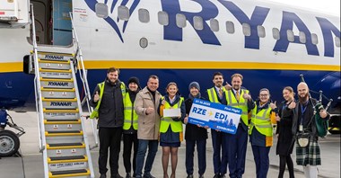 Rzeszów: Ryanair uruchomił bezpośrednie loty do Edynburga Rzeszów: Ryanair uruchomił bezpośrednie loty do Edynburga