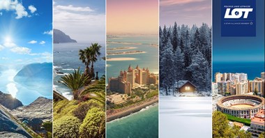 Zimowa siatka PLL LOT: Nowe kierunki i słoneczne powroty