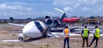 Wypadek embraera ERJ145 w DR Kongo. Wszyscy się ewakuowali