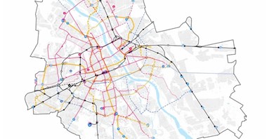 Warszawa pokazuje plany na rozwój metra i tramwajów (mapy)
