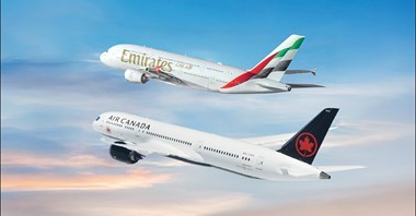 Emirates i Air Canada przedłużają strategiczne partnerstwo