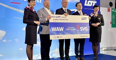 LOT poleciał do Stavanger