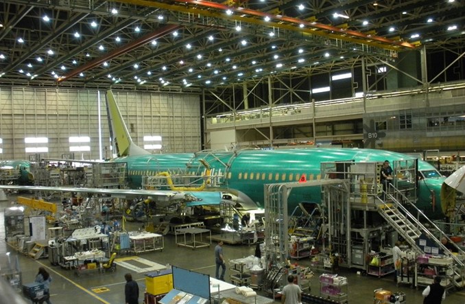 Boeing: Spadek dostaw w listopadzie 
