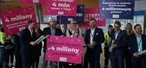 Czteromilionowy pasażer na lotnisku w Poznaniu