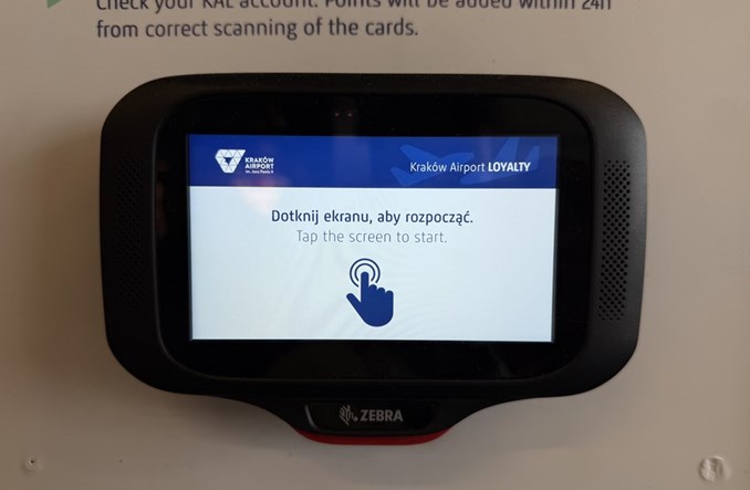 Lotnisko Kraków: Nowy czytnik programu lojalnościowego