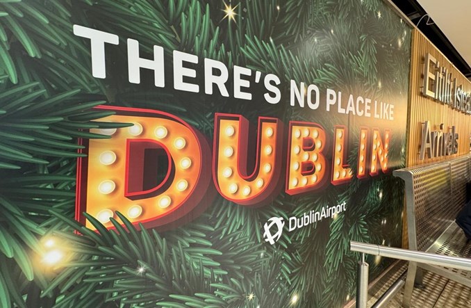 Dublin: Listopad z dwucyfrowym wzrostem liczby podróżnych