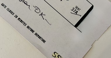 SSSS na kartach pokładowych lotów do USA