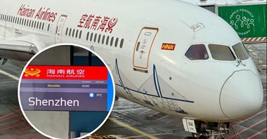Hainan Airlines w Budapeszcie. B787 do Shenzhen 