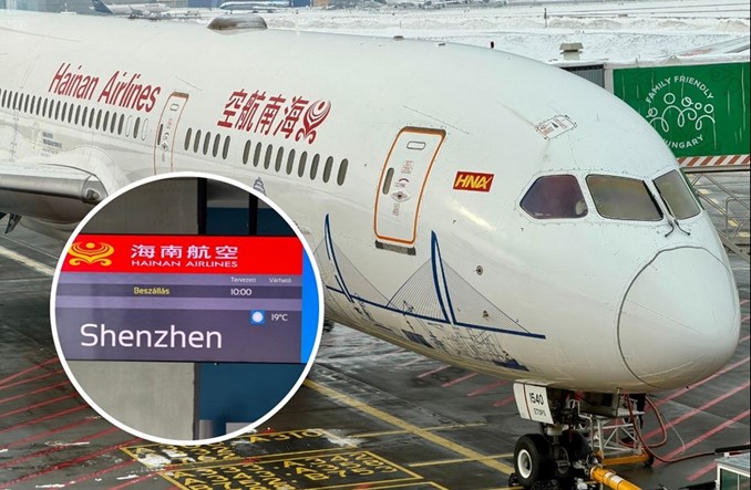 Hainan Airlines w Budapeszcie. B787 do Shenzhen 