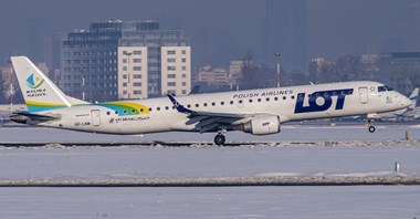 Kolejny embraer E195 promuje Warmię i Mazury (zdjęcia)