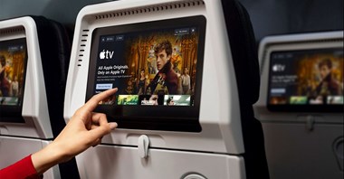 Air France rozszerza ofertę rozrywki pokładowej o Apple TV