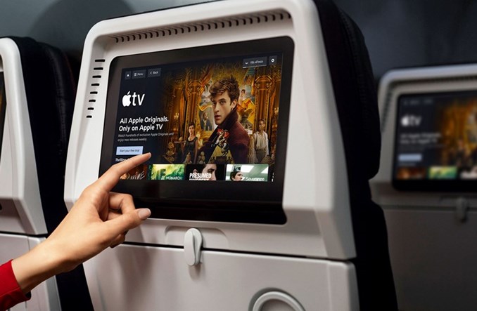 Air France rozszerza ofertę rozrywki pokładowej o Apple TV