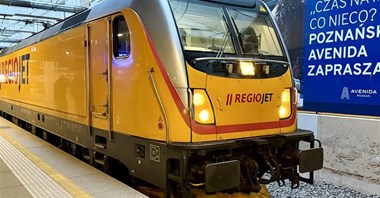 RegioJet dojechał z Warszawy do Poznania!