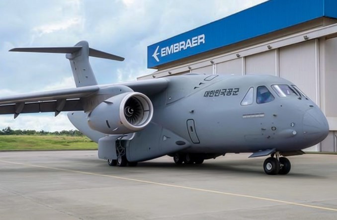 Embraer pokazał pierwszego C-390 Millennium dla Korei