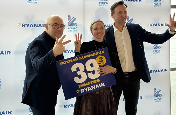Poznań: Latem 39 kierunków Ryanaira, w tym trzy nowości