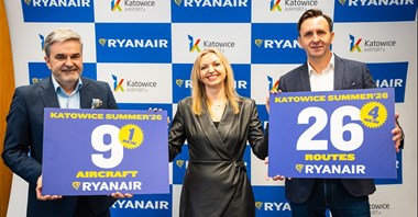 Katowice: Rekordowy letni rozkład lotów Ryanair